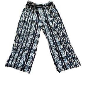 Robert Louis Multicolor Blue & White Pants Size XL –Very Good Preowned Condition